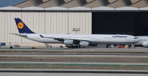 Lufthansa Airbus A340-642 (D-AIHR) at  Los Angeles - International, United States