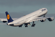 Lufthansa Airbus A340-642 (D-AIHS) at  Dusseldorf - International, Germany