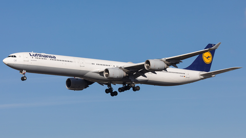 Lufthansa Airbus A340-642X (D-AIHT) at  Frankfurt am Main, Germany