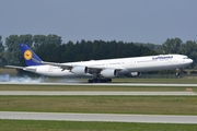Lufthansa Airbus A340-642X (D-AIHT) at  Munich, Germany