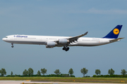 Lufthansa Airbus A340-642X (D-AIHU) at  Leipzig/Halle - Schkeuditz, Germany