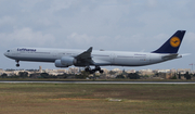 Lufthansa Airbus A340-642X (D-AIHU) at  Luqa - Malta International, Malta