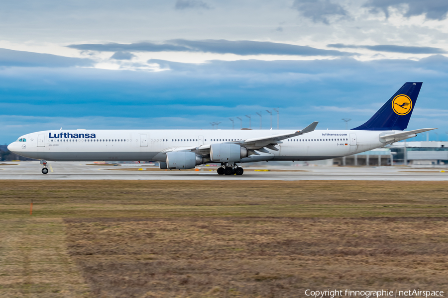 Lufthansa Airbus A340-642X (D-AIHU) | Photo 554188