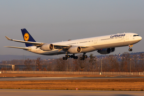 Lufthansa Airbus A340-642X (D-AIHZ) at  Frankfurt am Main, Germany