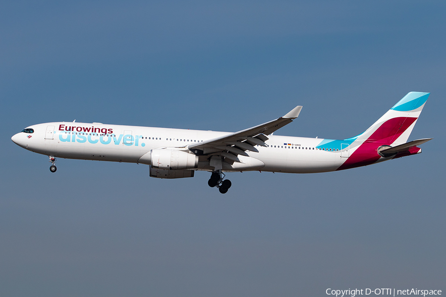 Eurowings Discover Airbus A330-343X (D-AIKD) | Photo 669134