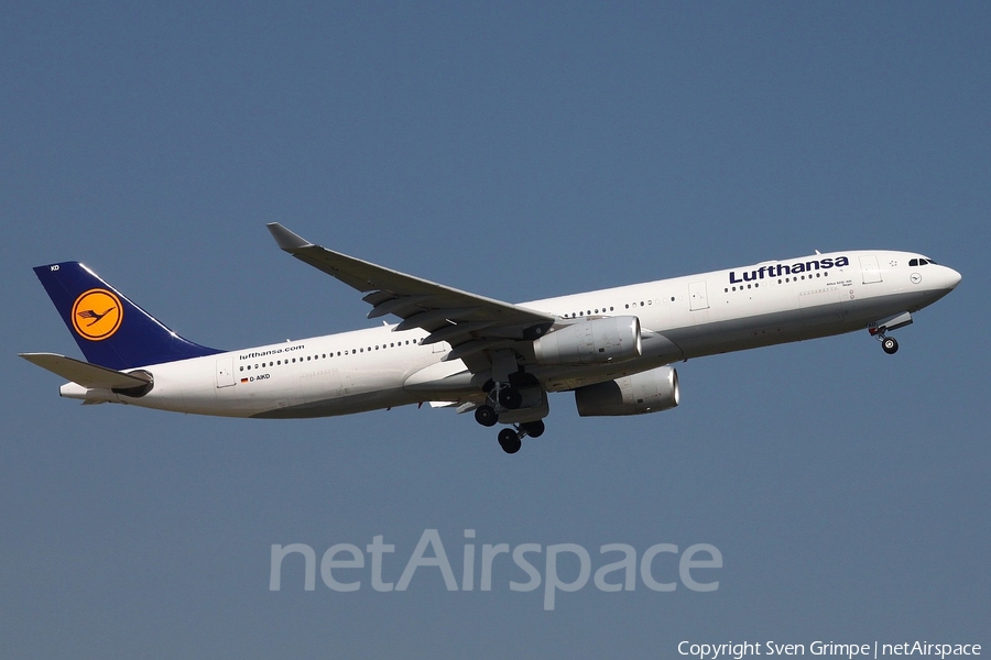 Lufthansa Airbus A330-343X (D-AIKD) | Photo 52224
