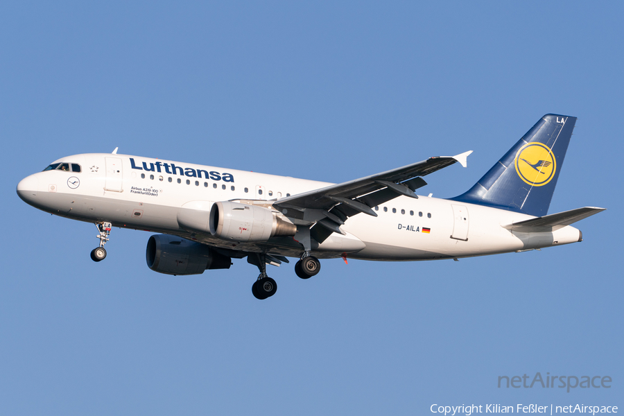 Lufthansa Airbus A319-114 (D-AILA) | Photo 678694