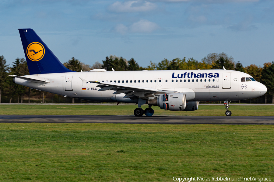 Lufthansa Airbus A319-114 (D-AILA) | Photo 409040