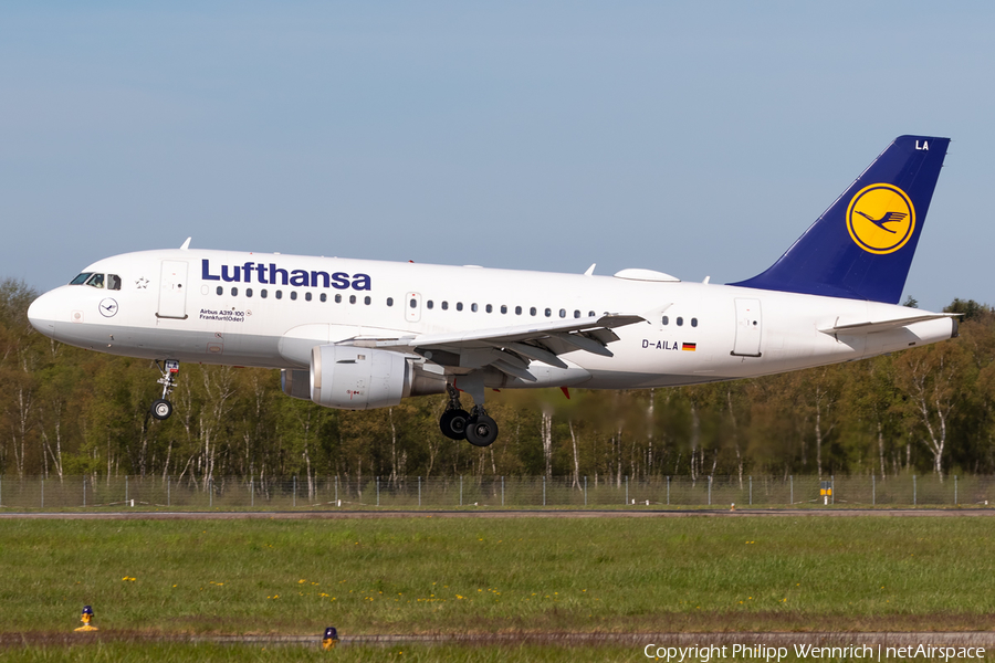 Lufthansa Airbus A319-114 (D-AILA) | Photo 446593