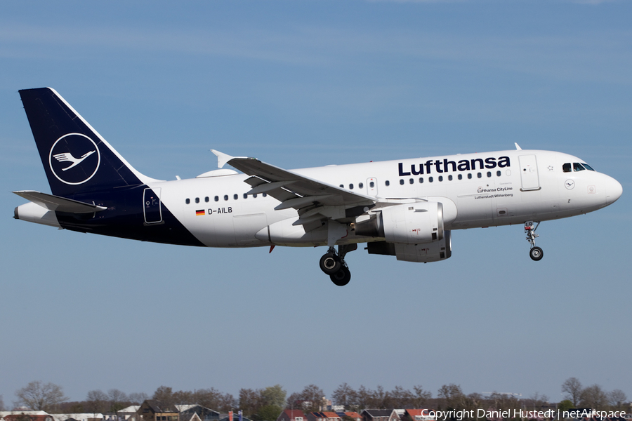 Lufthansa (CityLine) Airbus A319-114 (D-AILB) | Photo 516286