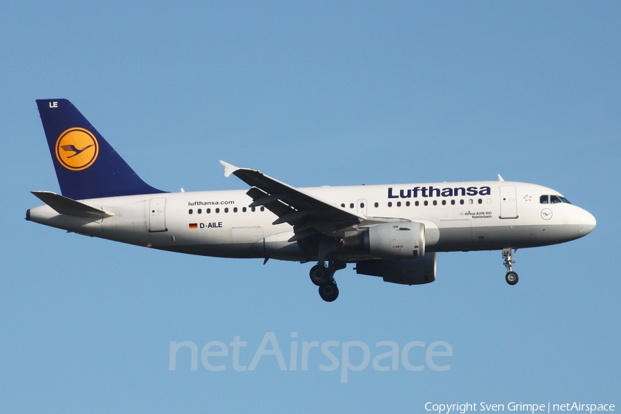 Lufthansa Airbus A319-114 (D-AILE) | Photo 446671