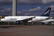 Khalifa Airways Airbus A319-114 (D-AILI) at  Hamburg - Fuhlsbuettel (Helmut Schmidt), Germany