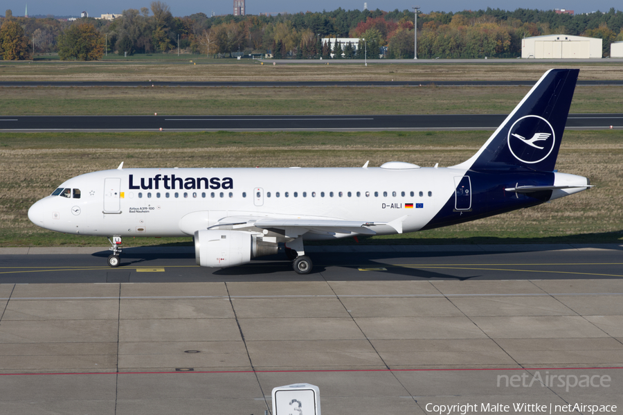 Lufthansa Airbus A319-114 (D-AILI) | Photo 410005