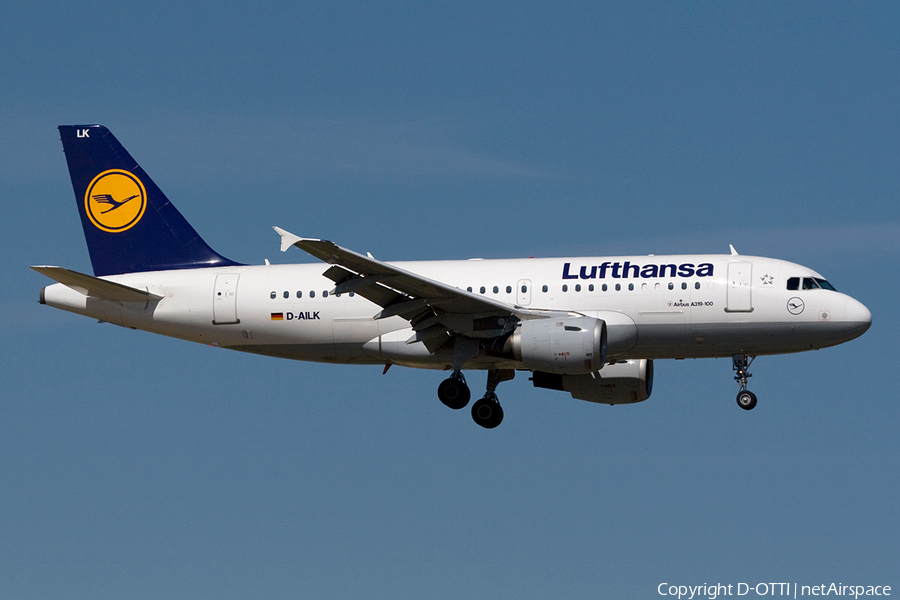 Lufthansa Airbus A319-114 (D-AILK) | Photo 265410