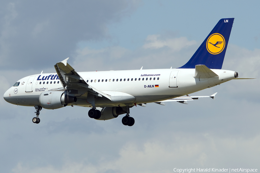 Lufthansa Airbus A319-114 (D-AILN) | Photo 293349