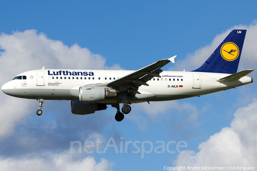 Lufthansa Airbus A319-114 (D-AILN) | Photo 34125