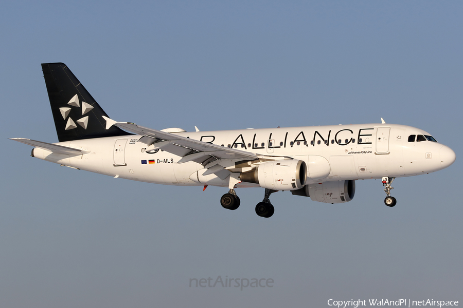Lufthansa (CityLine) Airbus A319-114 (D-AILS) | Photo 539896