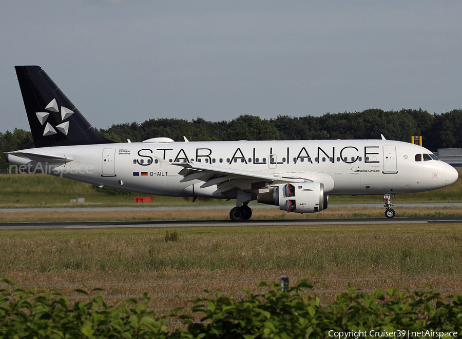 Lufthansa (CityLine) Airbus A319-114 (D-AILT) | Photo 529799