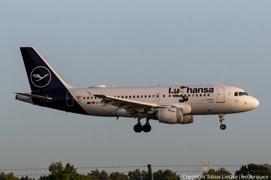 Lufthansa Airbus A319-114 (D-AILU) | Photo 412604