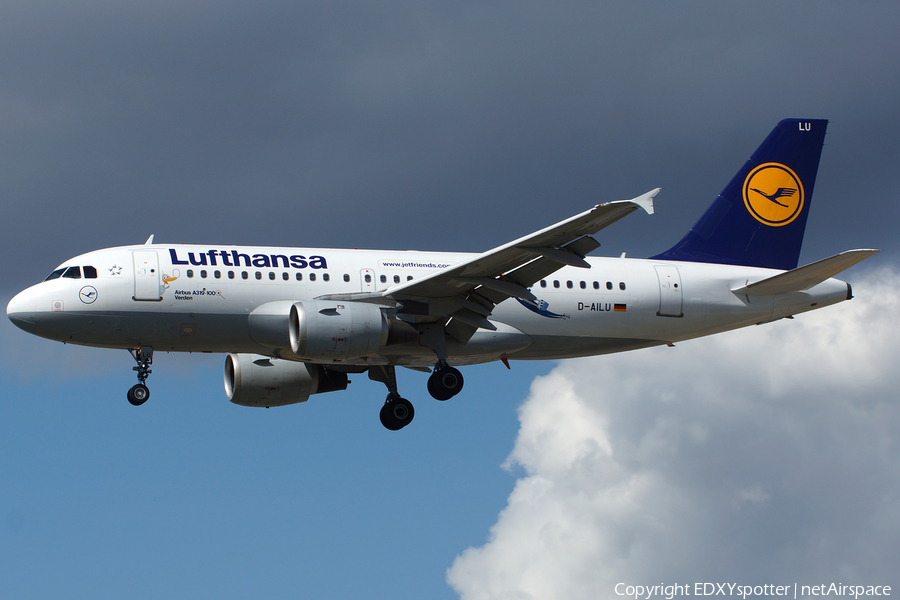 Lufthansa Airbus A319-114 (D-AILU) | Photo 345074