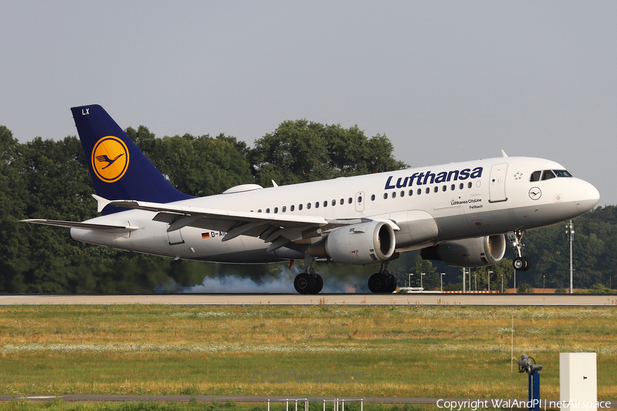 Lufthansa (CityLine) Airbus A319-114 (D-AILX) | Photo 465582
