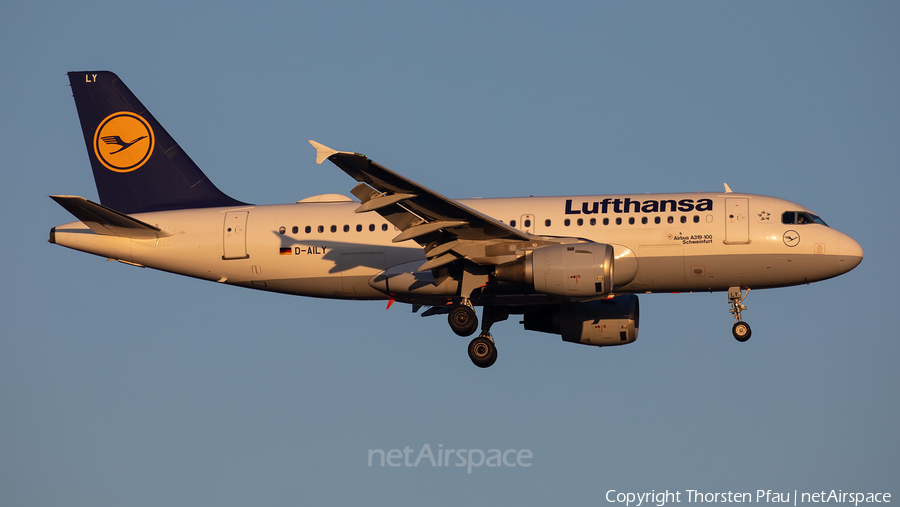 Lufthansa Airbus A319-114 (D-AILY) | Photo 449409