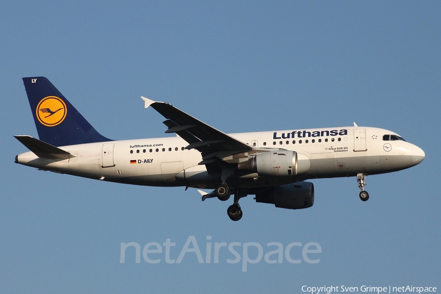 Lufthansa Airbus A319-114 (D-AILY) | Photo 28610