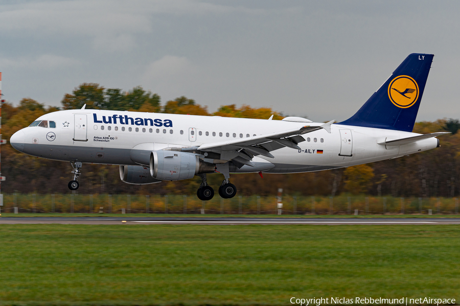 Lufthansa Airbus A319-114 (D-AILY) | Photo 408390