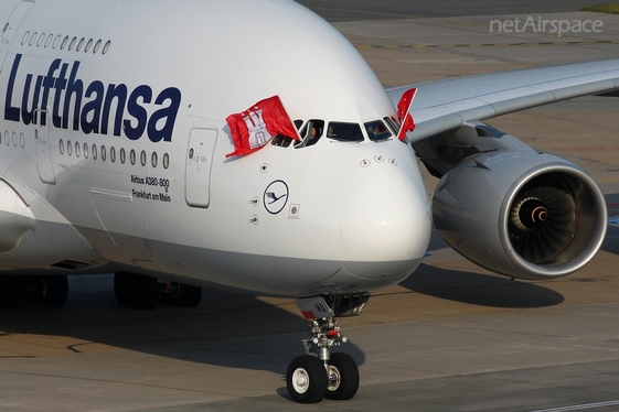 Lufthansa Airbus A380-841 (D-AIMA) at  Hamburg - Fuhlsbuettel (Helmut Schmidt), Germany