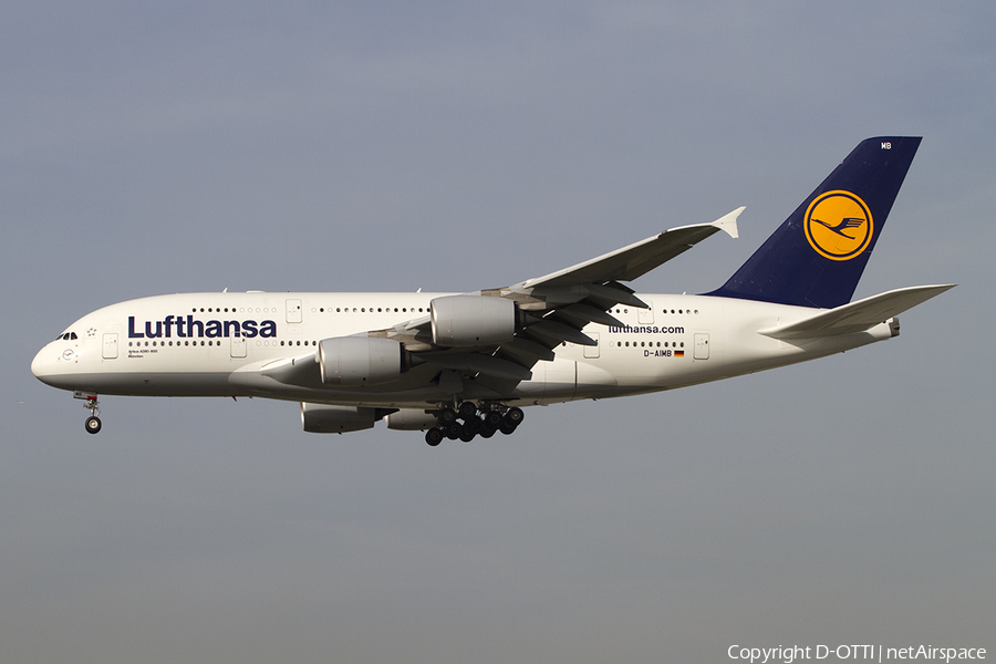 Lufthansa Airbus A380-841 (D-AIMB) | Photo 395370