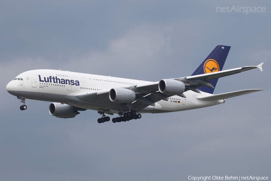 Lufthansa Airbus A380-841 (D-AIMB) | Photo 39734