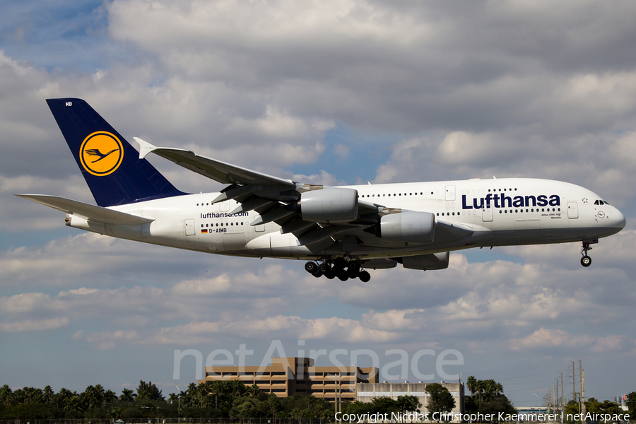 Lufthansa Airbus A380-841 (D-AIMB) | Photo 122454