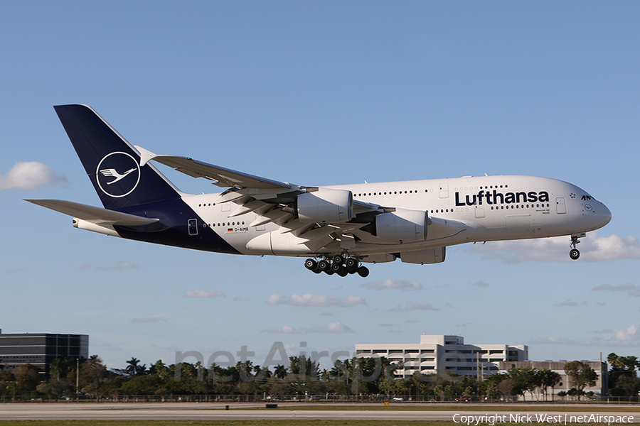 Lufthansa Airbus A380-841 (D-AIMB) | Photo 295818