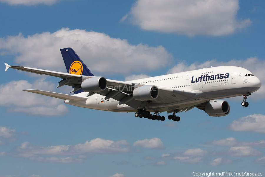 Lufthansa Airbus A380-841 (D-AIMB) | Photo 353275
