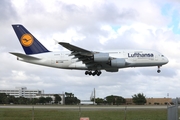 Lufthansa Airbus A380-841 (D-AIMB) at  Miami - International, United States