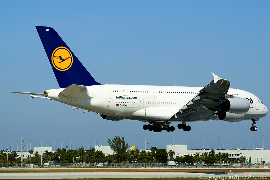 Lufthansa Airbus A380-841 (D-AIMC) | Photo 70567