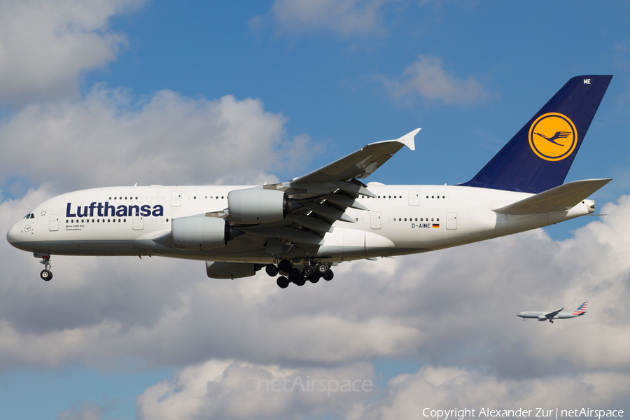 Lufthansa Airbus A380-841 (D-AIME) | Photo 116341