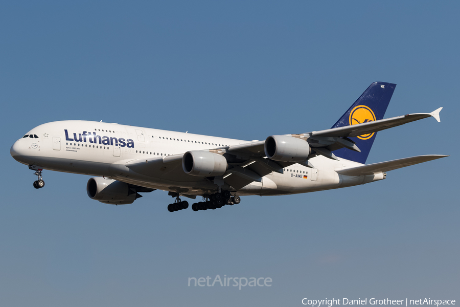 Lufthansa Airbus A380-841 (D-AIME) | Photo 124912