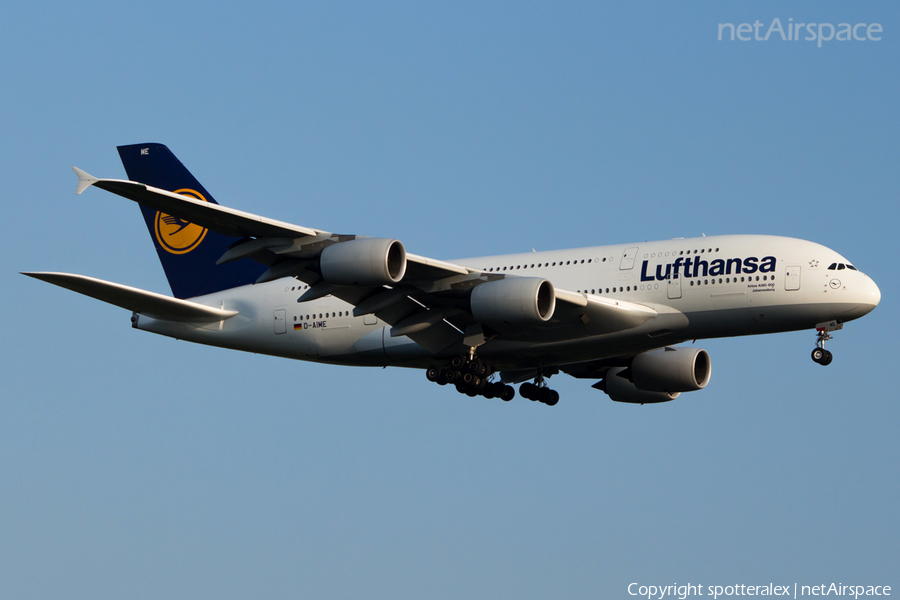 Lufthansa Airbus A380-841 (D-AIME) | Photo 93527