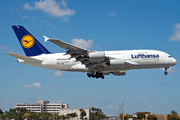 Lufthansa Airbus A380-841 (D-AIME) at  Miami - International, United States