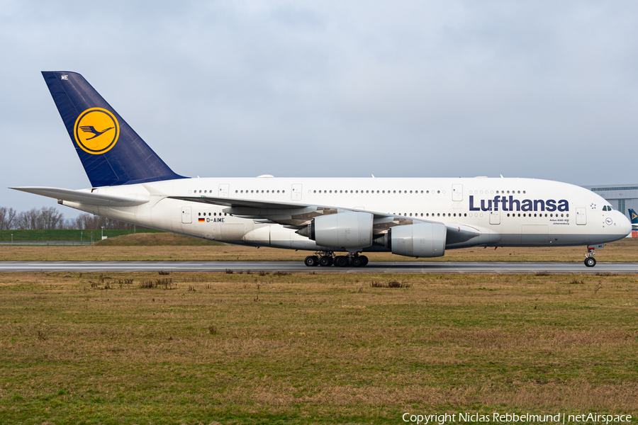 Lufthansa Airbus A380-841 (D-AIME) | Photo 369583