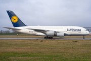 Lufthansa Airbus A380-841 (D-AIME) at  Hamburg - Finkenwerder, Germany