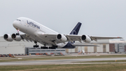 Lufthansa Airbus A380-841 (D-AIME) at  Hamburg - Finkenwerder, Germany