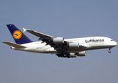 Lufthansa Airbus A380-841 (D-AIMF) at  Bangkok - Suvarnabhumi International, Thailand