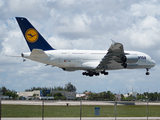 Lufthansa Airbus A380-841 (D-AIMF) at  Miami - International, United States