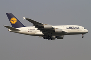 Lufthansa Airbus A380-841 (D-AIMF) at  Beijing - Capital, China