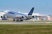 Lufthansa Airbus A380-841 (D-AIMF) at  Hamburg - Finkenwerder, Germany