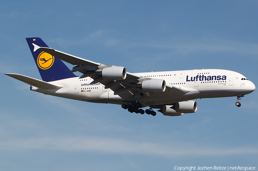 Lufthansa Airbus A380-841 (D-AIMG) | Photo 14200