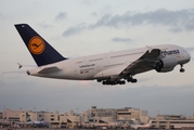 Lufthansa Airbus A380-841 (D-AIMH) at  Miami - International, United States