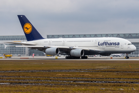 Lufthansa Airbus A380-841 (D-AIMH) at  Munich, Germany